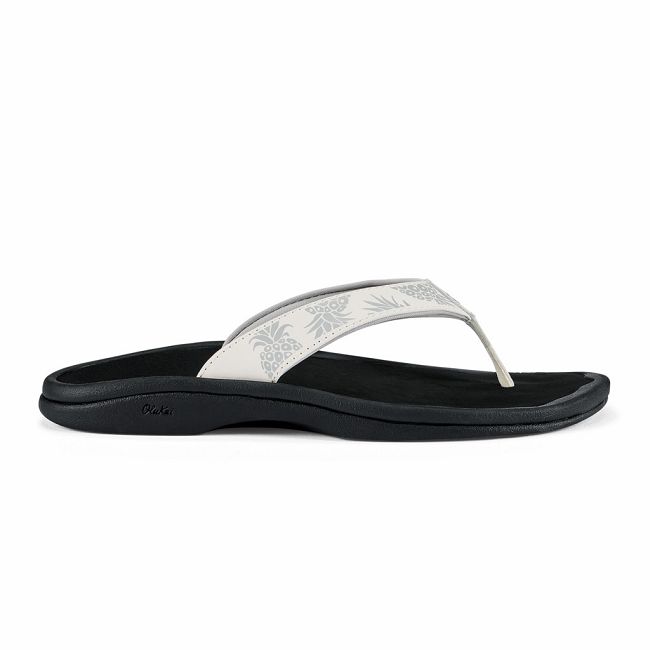 Sandalias Olukai ‘Ohana - Chanclas Mujer Blancos 20148-735